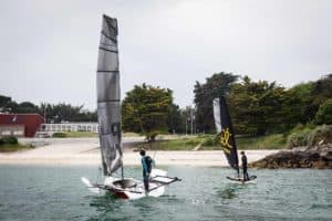 Inflatable sailboat Tiwal and Epho