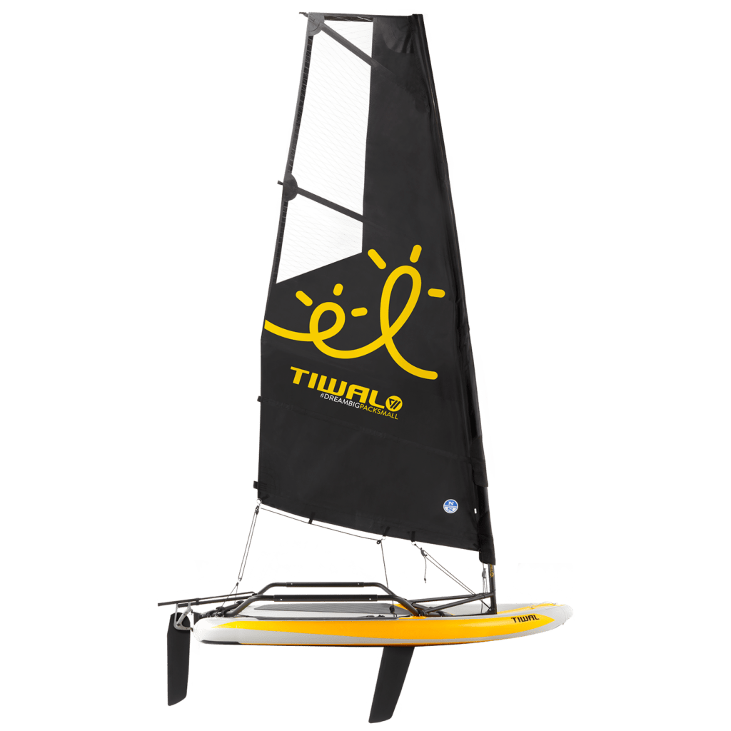 Dériveur gonflable Tiwal 3 avec voile arisable