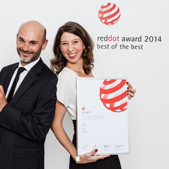 The Tiwal 3 Inflatable Sailing Dinghy wins the Red Dot Design Award 2014