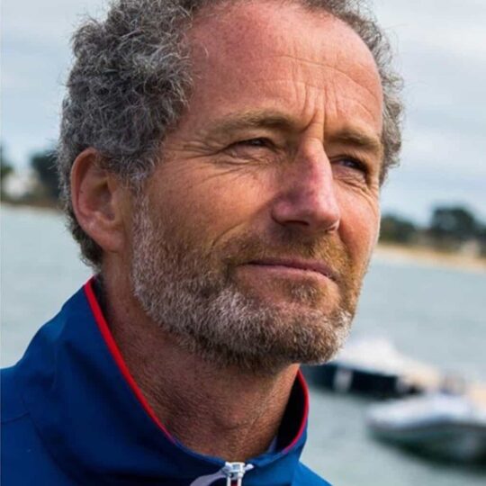 Michel Desjoyeaux teste le dériveur Tiwal 3