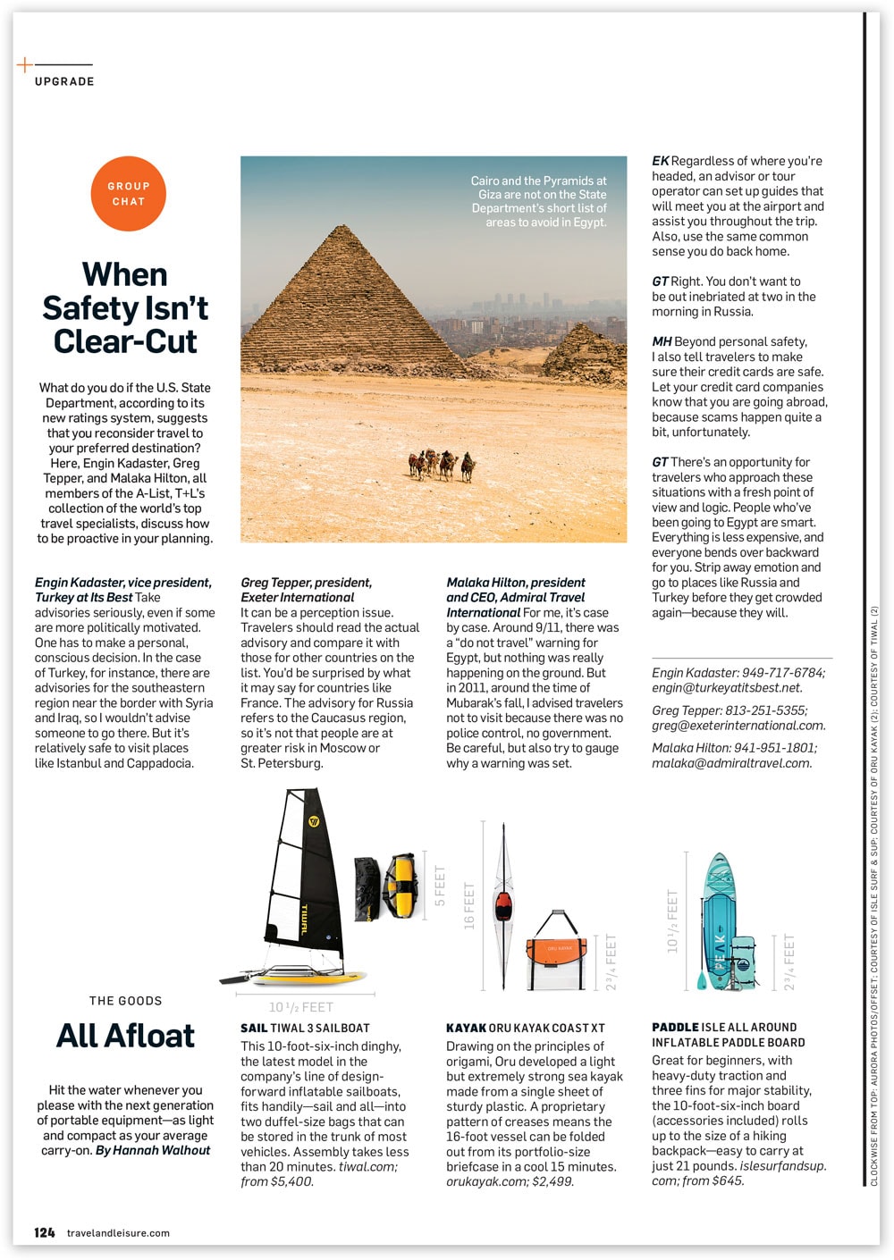 Tiwal in travel and leisure