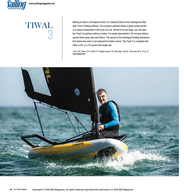 tiwal inflatable sailing magazine