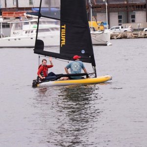 Get Wet Sailing tried the Tiwal 3 in Annapolis Maryland