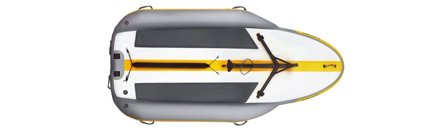 Tiwal 2L sailing dinghy Hull seen from above