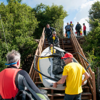 News | Events | Tiwal Cup 2019 Tiwal 3 transported down the stairs