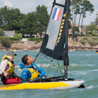 News | Events | Tiwal Cup 2019 Kids sailing double-handed during the Tiwal Cup 2019 in the Gulf of Morbihan