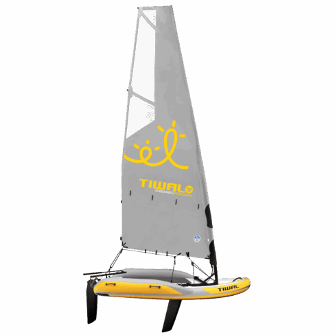 Tiwal 2 Inflatable Small Sailboat with Reefable Sail