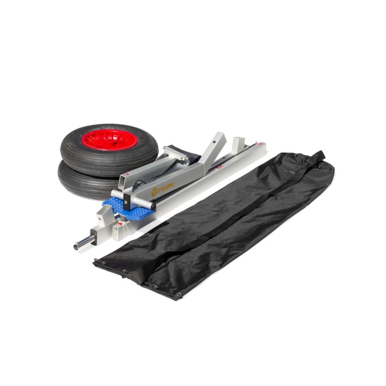 Sailboat Collapsible Beach Dolly Disassembled