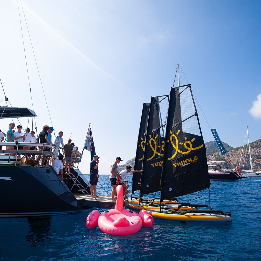 Tiwal Sailing dinghies regatta in Palma