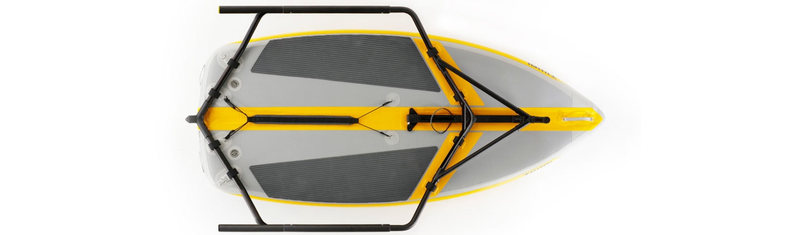 Coque et structure du Tiwal 3R vues de dessus