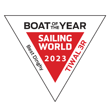 Preis der BOTY Sailing World 2023 der Sportjolle Tiwal 3R
