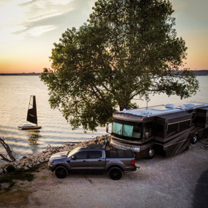 Tiwal sailboat transported in a RV