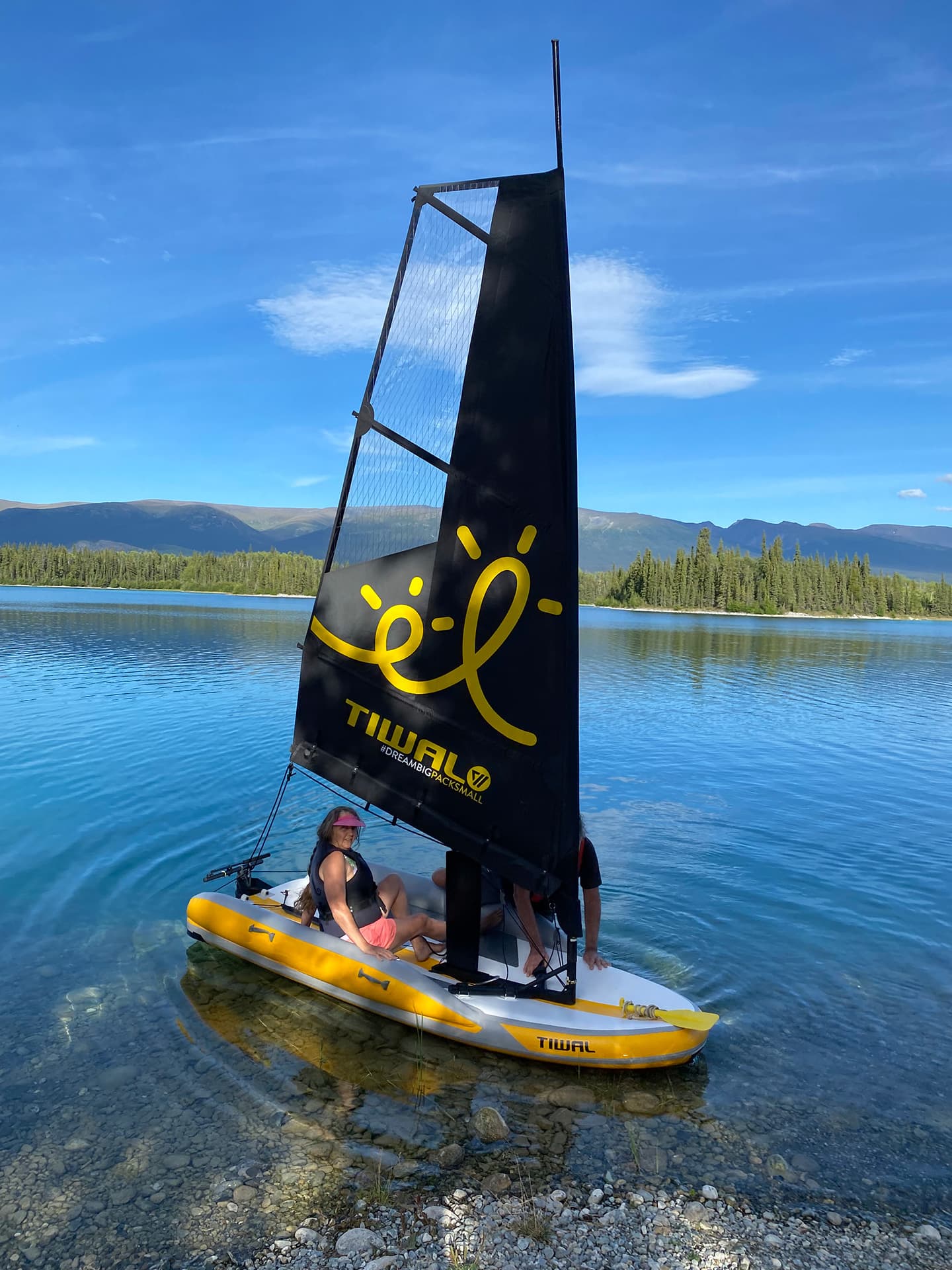 Reefed family dinghy