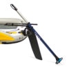 Sailing dinghy electric motor mount