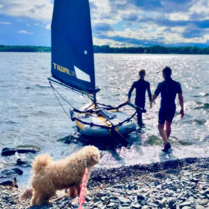 Tiwal 3R sailing in Champlain Lake, Oregon