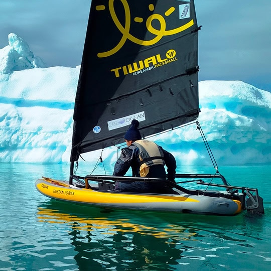 Tiwal amidst Icebergs