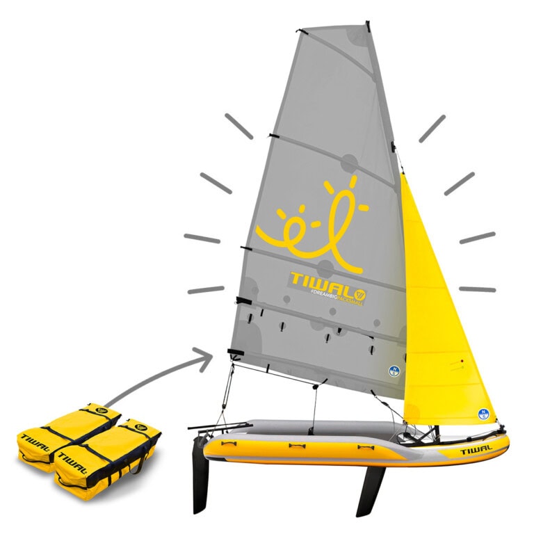 Tiwal 2 XL family sailing dinghy