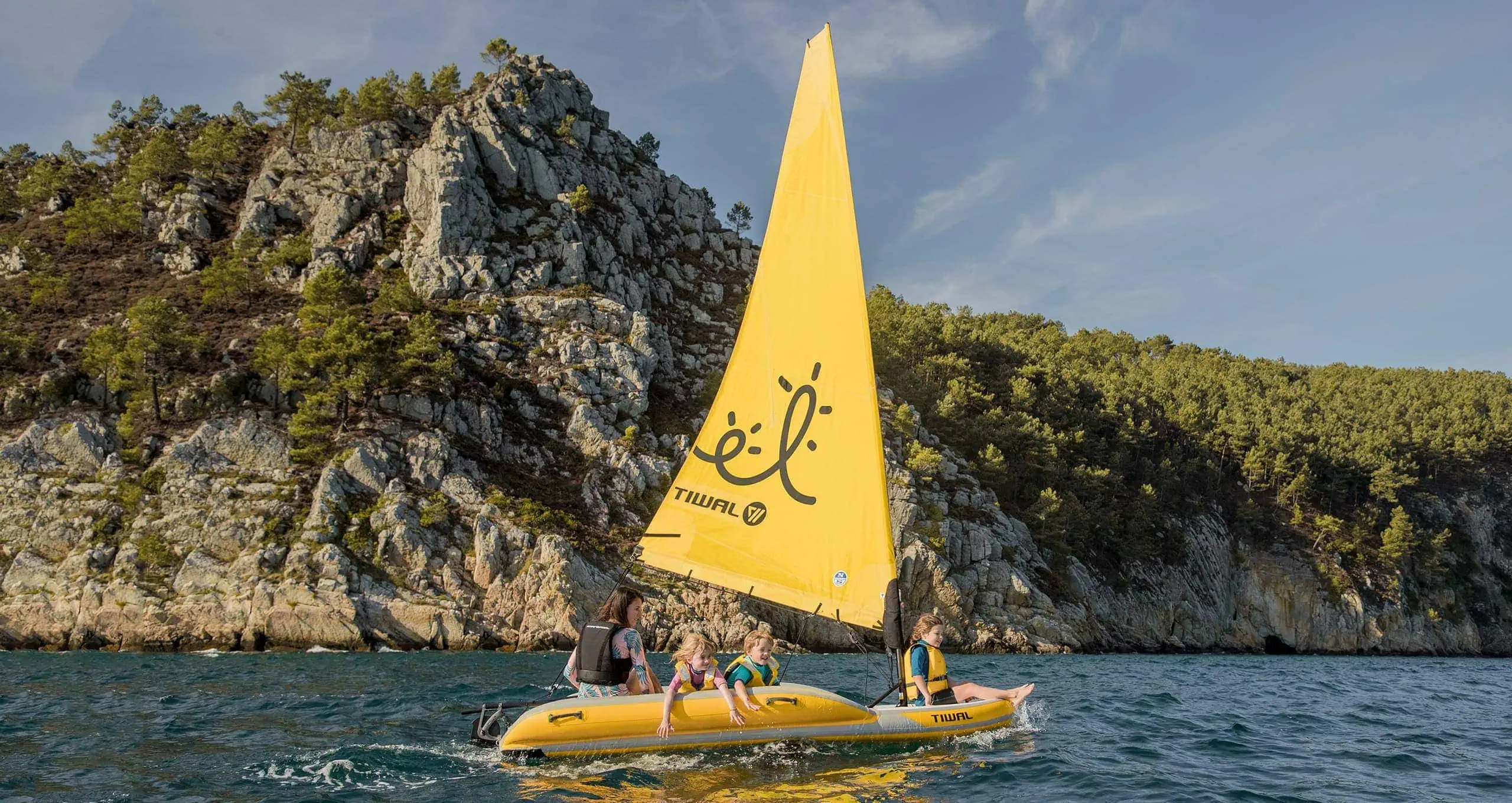 Dinghy cruising with children