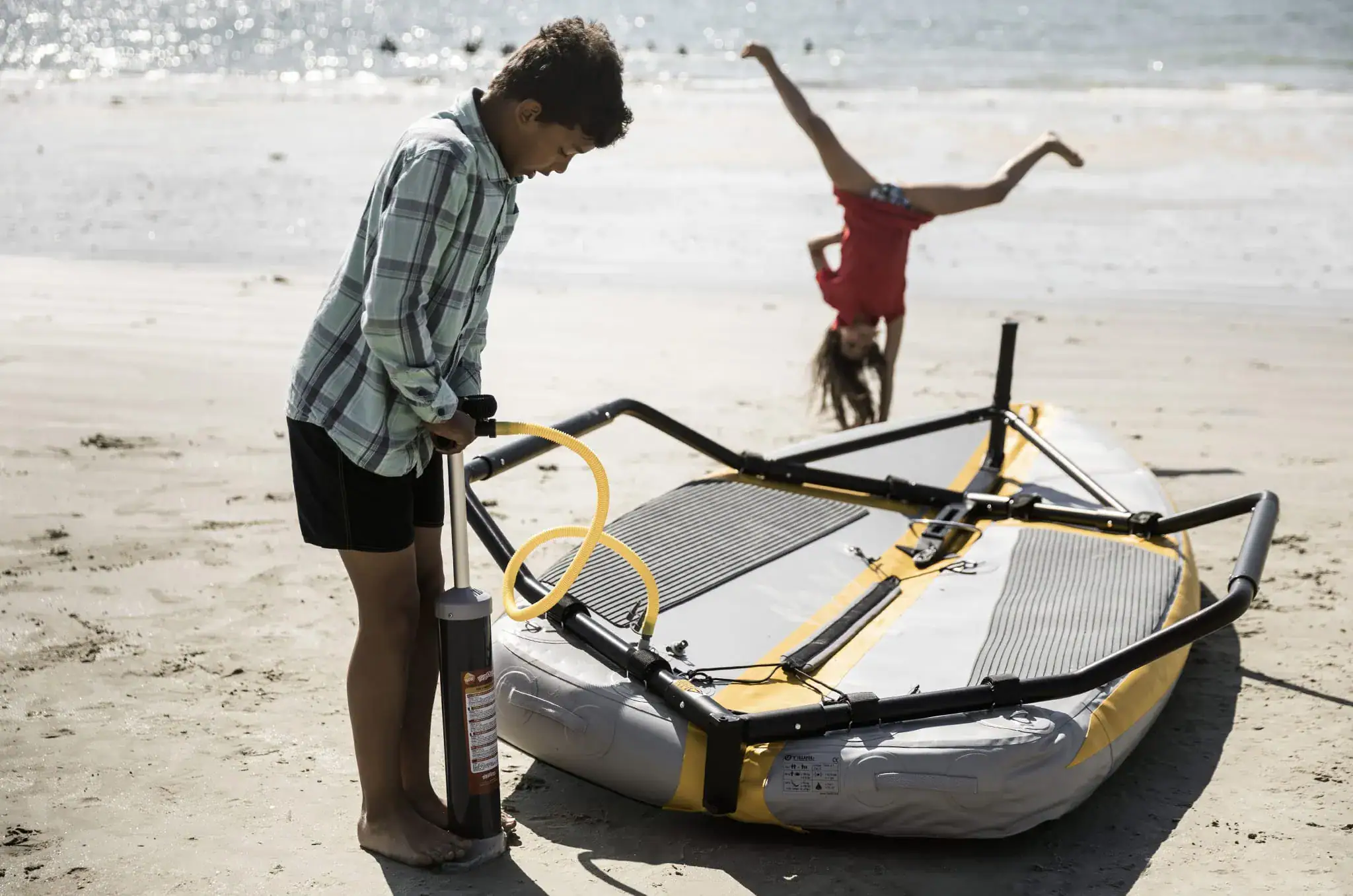 Tiwal 3 foldable sailboat assembly