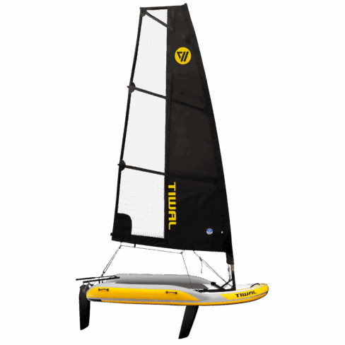 Dériveur gonflable familial Tiwal 2L et voile 7m²