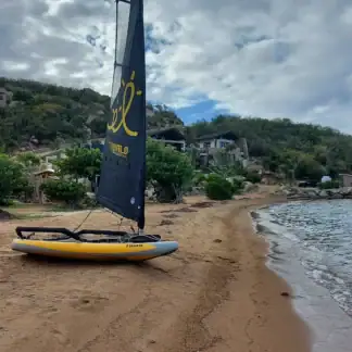Tiwal 3 > Customer Reviews > Maureen & Pete > Images – 5 – Sailboat on the sand Sailboat on the sand