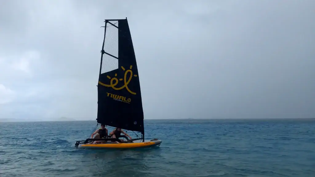 Double-handed sailboat