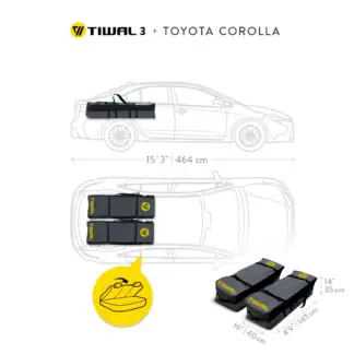 Move your sailboat using a Toyota Corolla