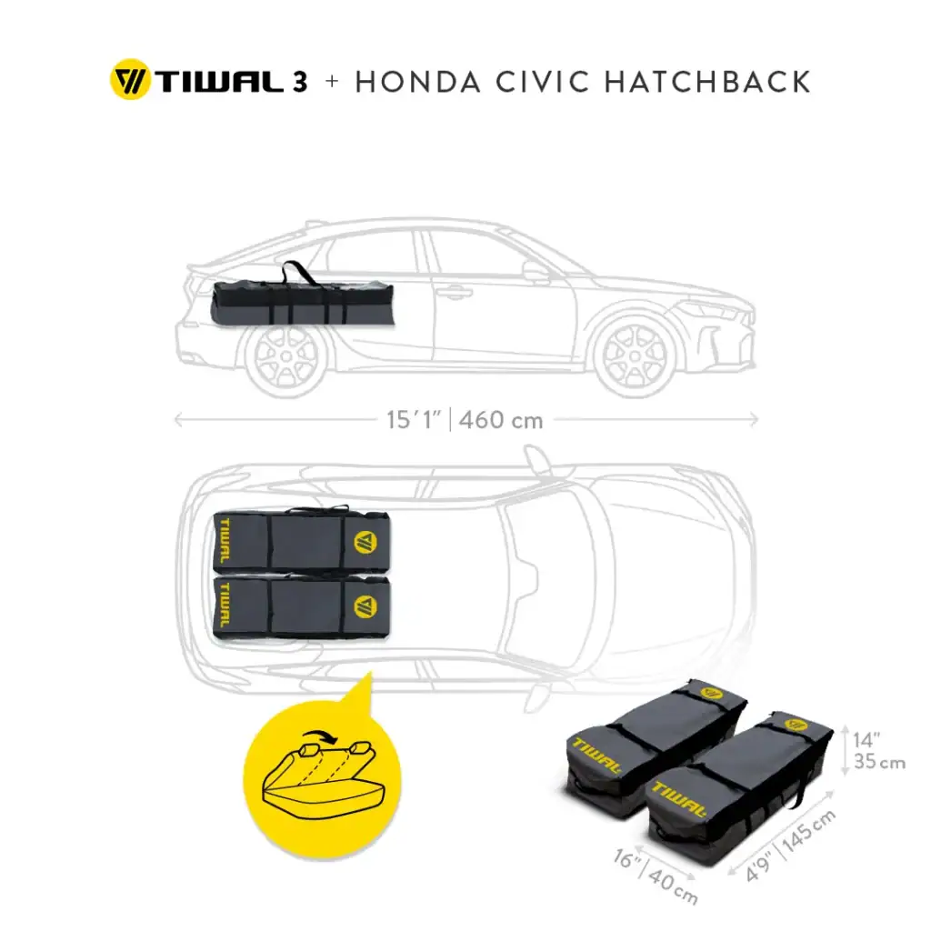 FAQ | Transport in car | 10 – Honda Civic Carry your sailboat in a Honda Civic