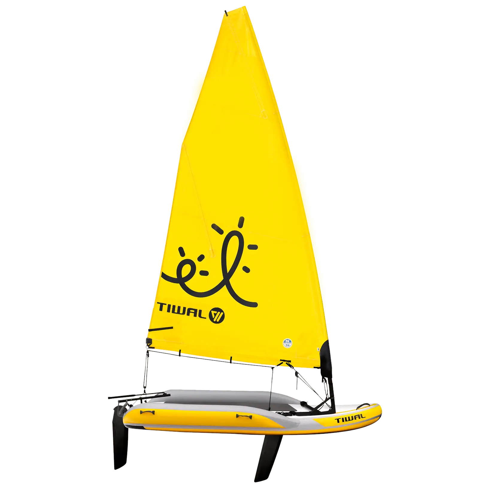 Dériveur familial Tiwal 2 avec voile arisable