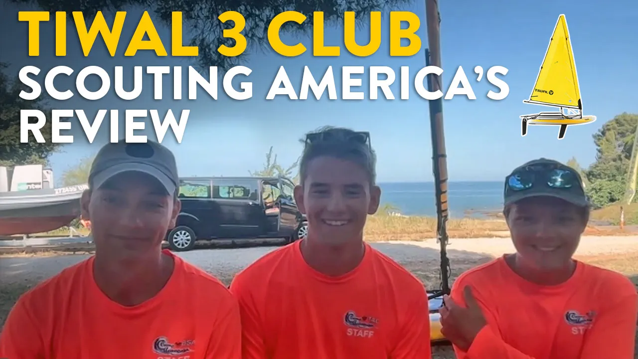 Sailing scout crew camping