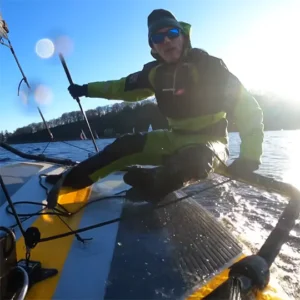 Fresh Tiwal 3 winter sailing session