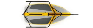 Tiwal 3R Max hull from above