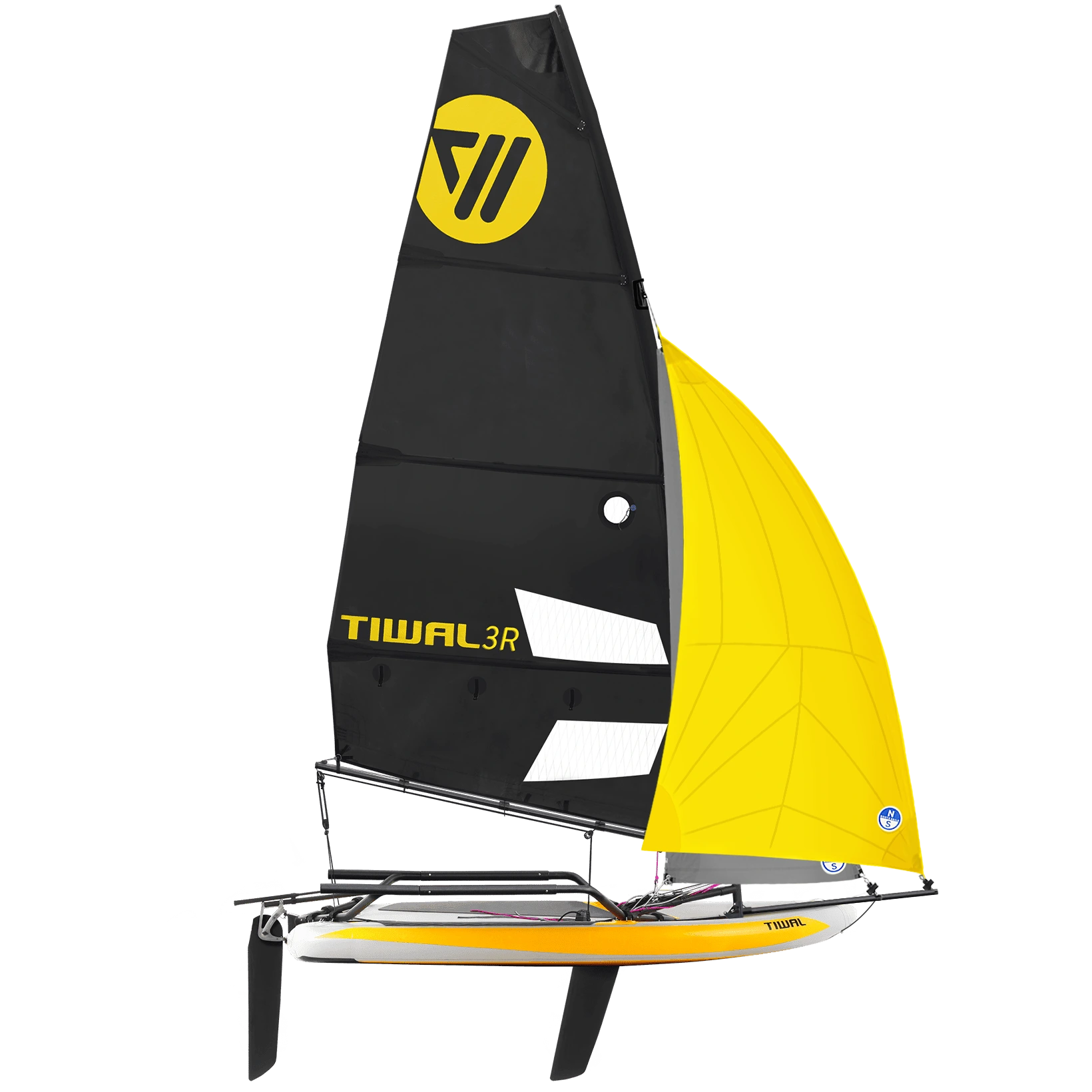 Tiwal 3R Max Skiff Jolle mit Fock & Gennaker