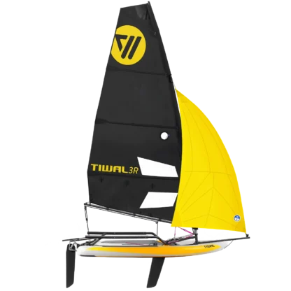 Jolle Skiff Tiwal Max mit Gennaker