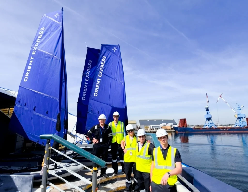 The Orient Express Cotinthian sailing team