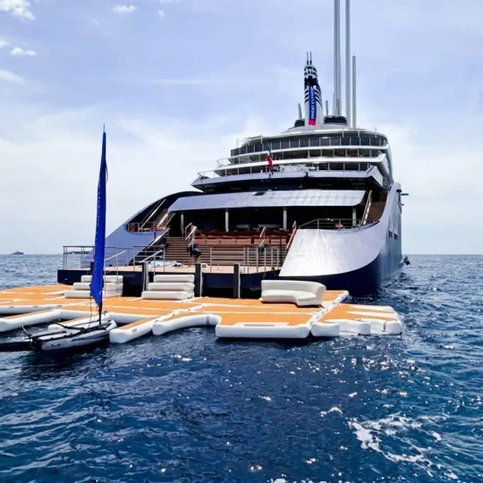 Rear deck view