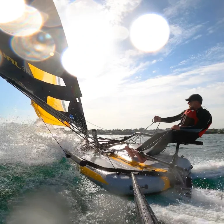 Action camera perspective view