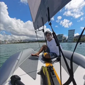 Sailing off Diamond Head - Hawaii