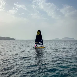 Cruising on a Tiwal in Sardinia, Italy